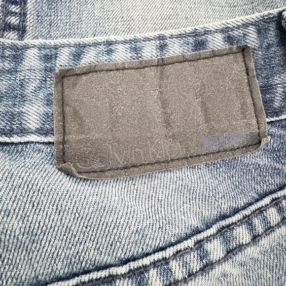 Calvin Klein Slim Straight Jeans Size 31 Light Wash Vintage Look normcore - Picture 3 of 5